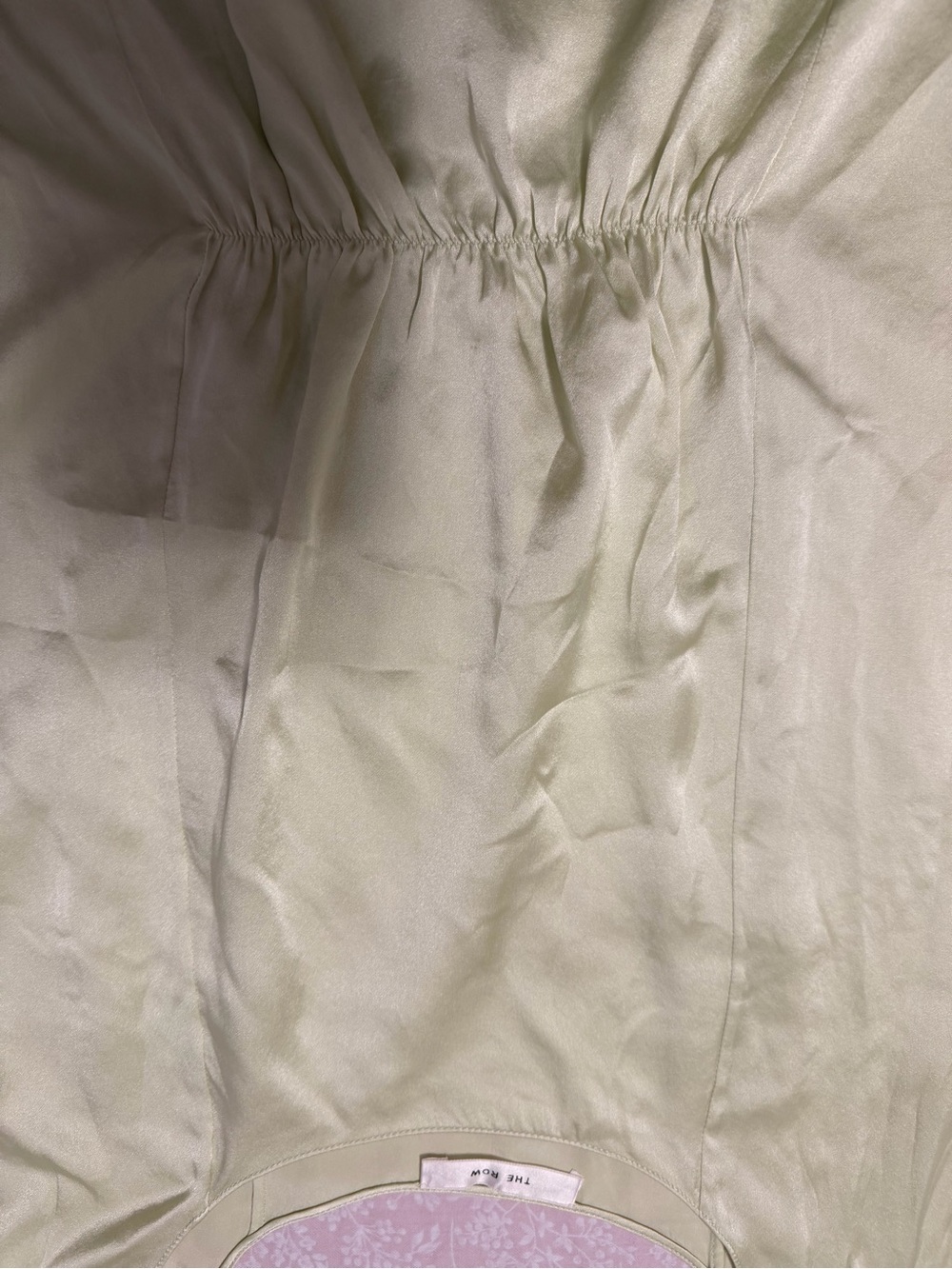The row Silk Lime Green Sleeveless Scoop Neck Women's Top - Picture 2 of 4